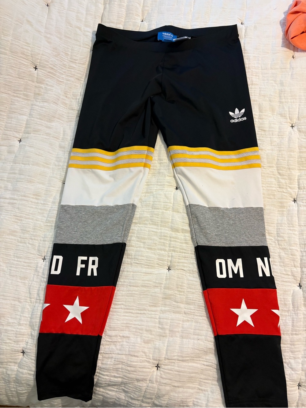 Adidas x Rita Ora Banned Multicolor Leggings Athleisure Yoga Running Active - Picture 6 of 12
